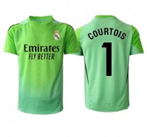 Real Madrid Thibaut Courtois #1 Bramkarskie Koszulka Wyjazdowa 2025-26 Krótki Rękaw